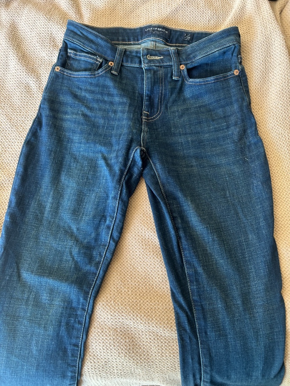 NWOT Lucky Brand Low Rise Lolita Slim Dark Blue Jeans